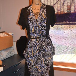 Alfani 1X Women's Dress with Belt and Pockets